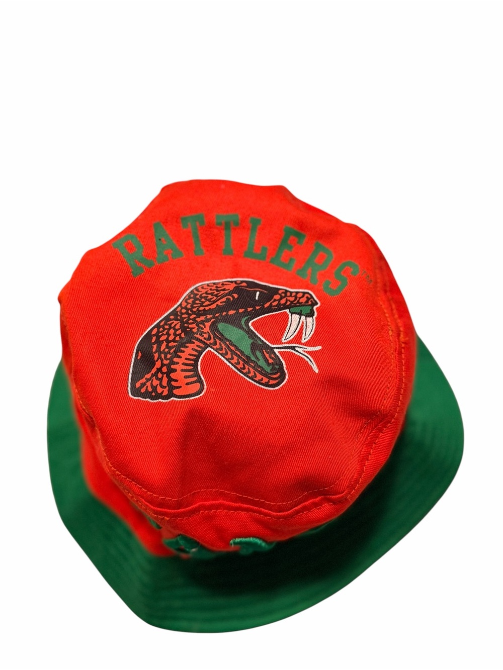 FAMU NCAA Florida A&M Rattlers Bucket Hat 90s y2k vintage style embroidered
